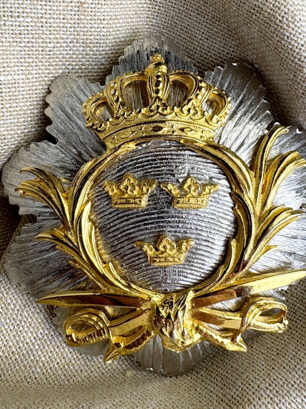 Vintage 1960s Vans Authentics Crown Crest Pin or Pendant #2439